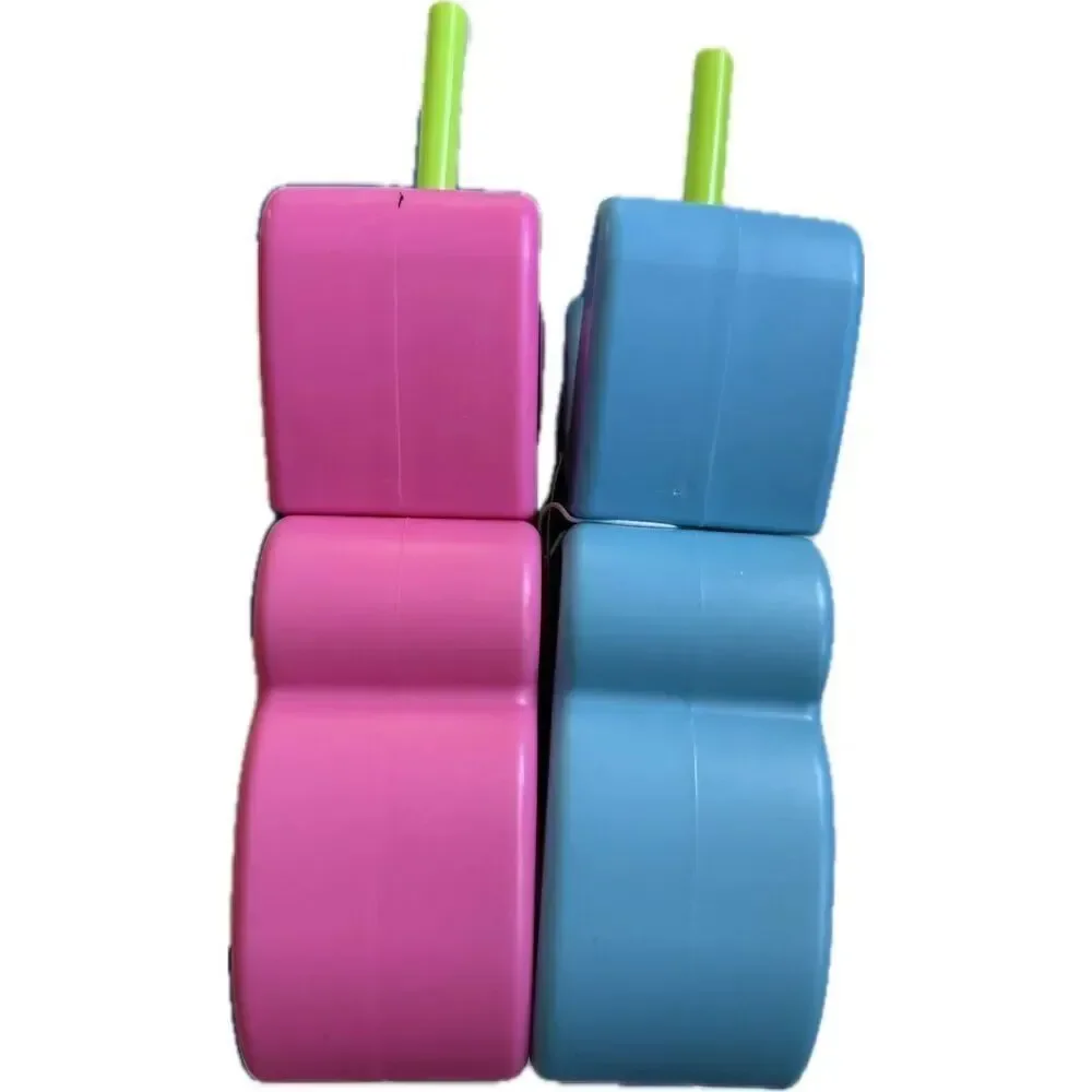 Peeps Easter Cup with Straw Basket Stuffer Set of 2 Pink and Blue New